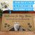Custom Cat Doormat (Photo + Name) – ‘The Humans Just Live Here’